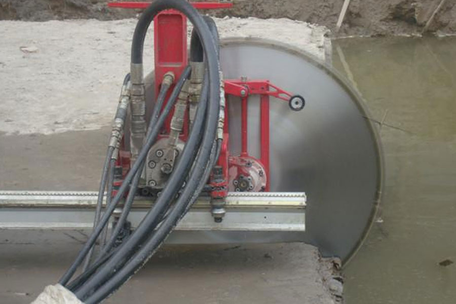 Concrete wire saw cutting-the principle of wire saw cutting